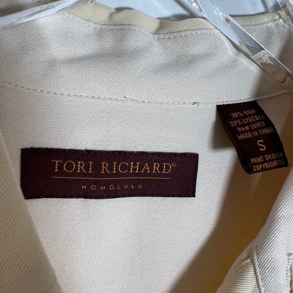 Tori Richard Classic Embroidered Oahu Outrigger Shirt S Silk Blend Button Down - Picture 7 of 7